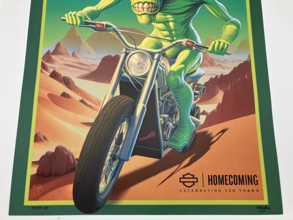 Foo Fighters - Harley-Davidson Homecoming Milwaukee 7/15/23 Tour Poster Artist Proof #34/100 - Image 3