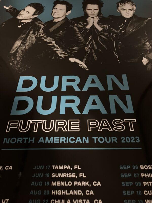 Duran Duran - Future Past North American Tour poster 2023