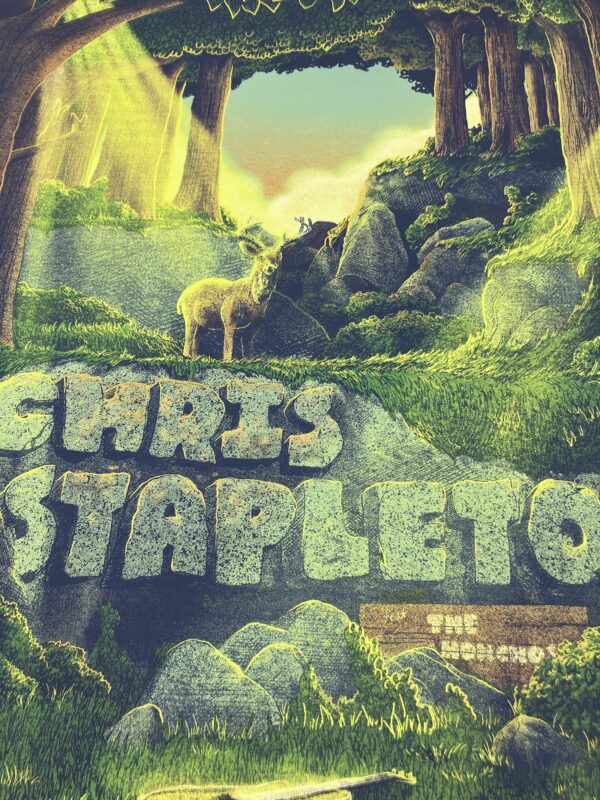 Chris Stapleton - Limited Tour Poster 9/6/2021 DTE Energy Theatre Clarkston, MI #45/180