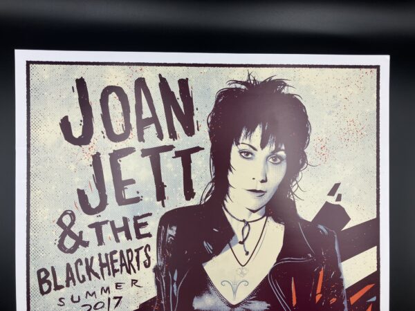 Joan Jett & The Black Hearts - 2017 Summer Tour Poster - Image 3