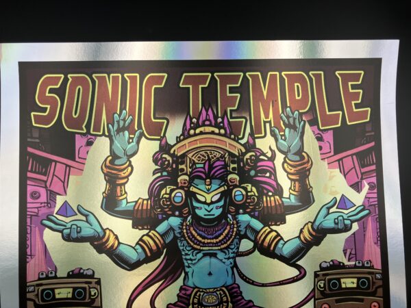 Sonic Temple 2024 Foil Event Poster - Image 2